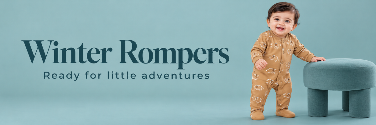 rompers winter collection banner desktop