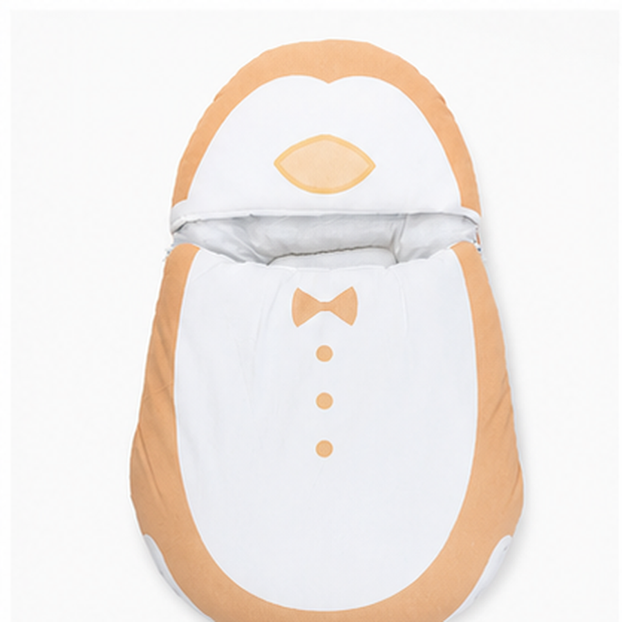 Baby Carry Nest, Yellow Penguin Print – Kidzo