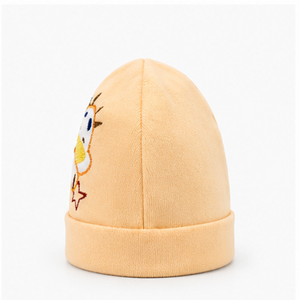 Baby Round Cap Dino Peach