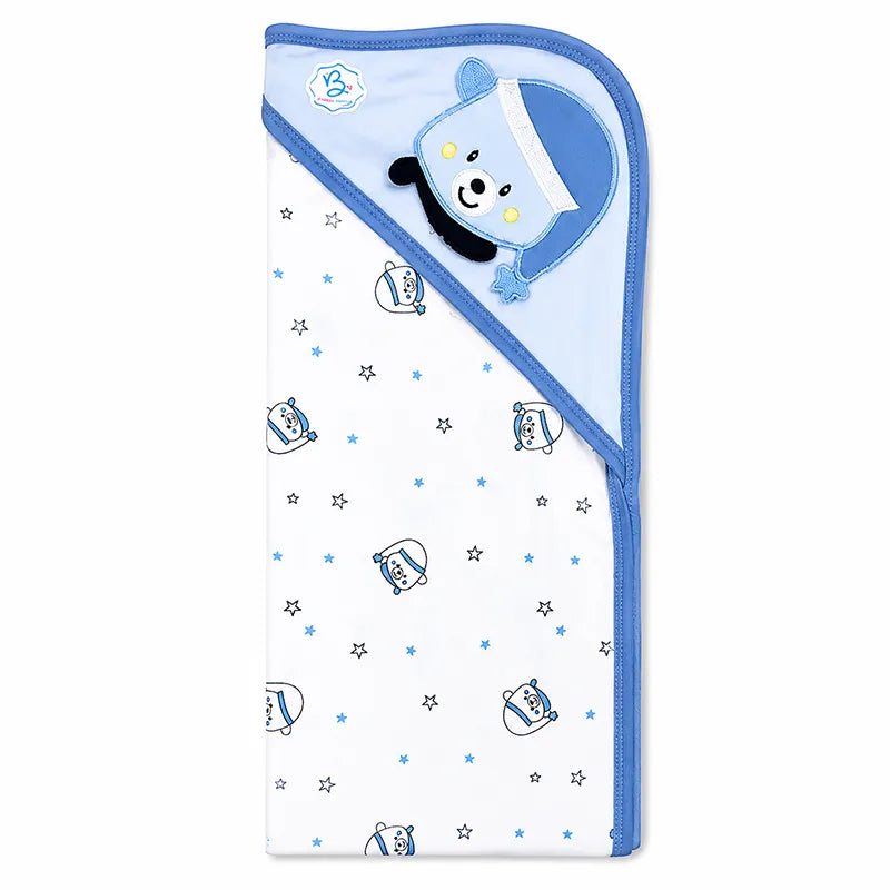 BABY WRAPPING SHEET BEAR BOX BLUE
