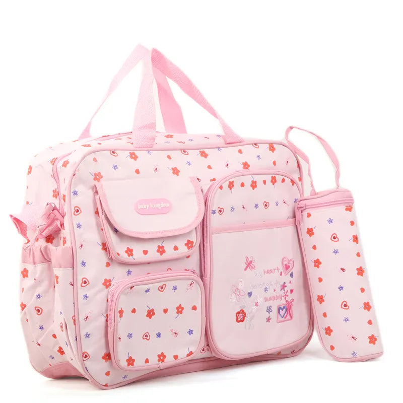 BABY BAG 3POCKET PINK