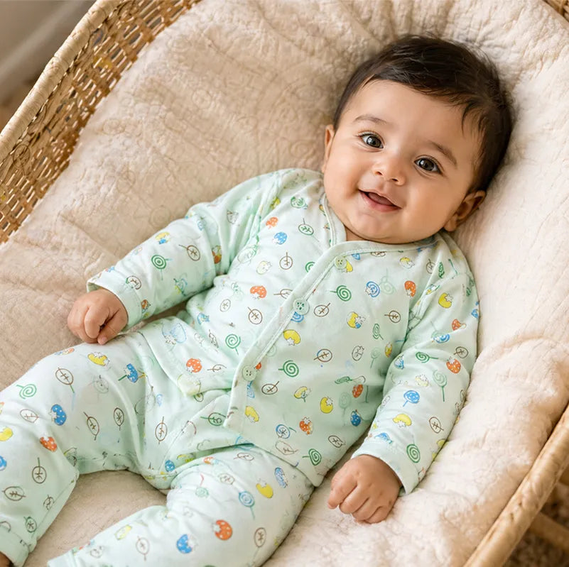 KIDZO BABY 2PCS SUIT PRINTED MINT
