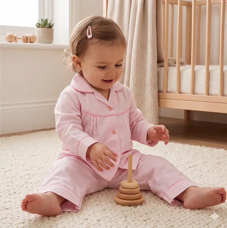KIDZO BABY NIGHT SUIT PINK