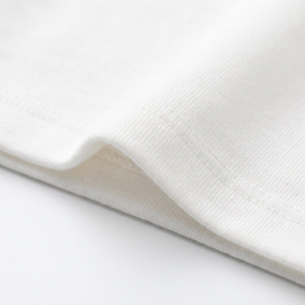 Boo 7 Piece Winter Starter Set White & Navy Blue — Fabric texture close-up