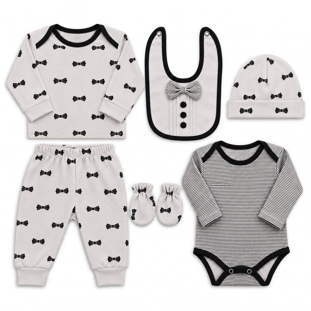 Boo 7 Piece Winter Starter Set Gray & Black — Complete product view