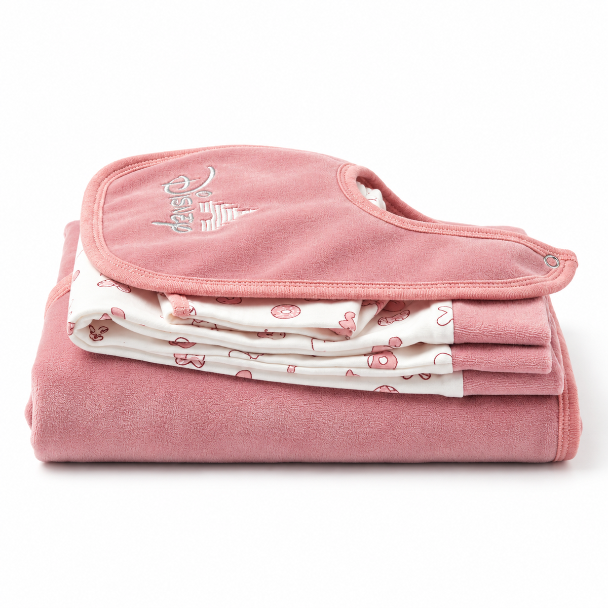 7 Piece Winter Starter Set Disney Pink & White — Complete product view