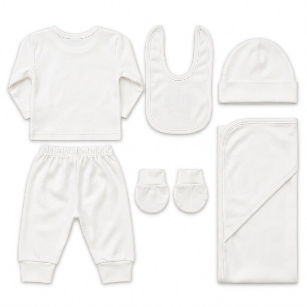 8 Piece Winter Starter Set Prince Crown White & Silver — Complete product view