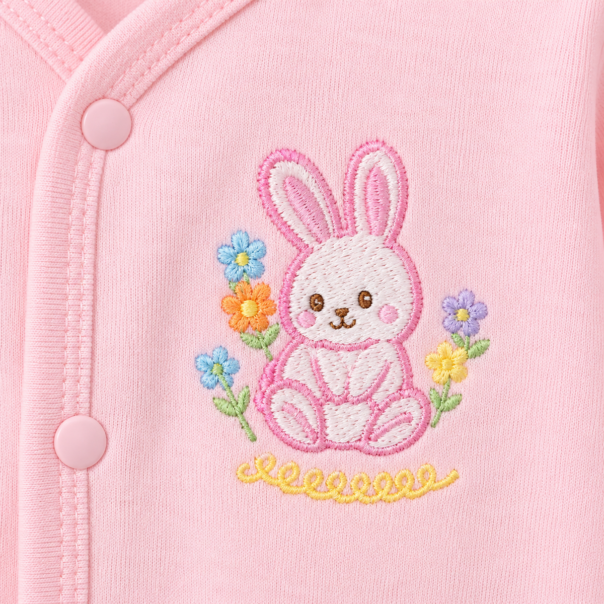 Winter Polar Suit With Cap – Assorted Design Pack Of 3 — Embroidery and design close-up