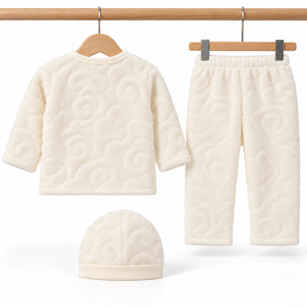 Winter Fur 3 Piece Suit With Cap – I Love Toy Cream — Rear view