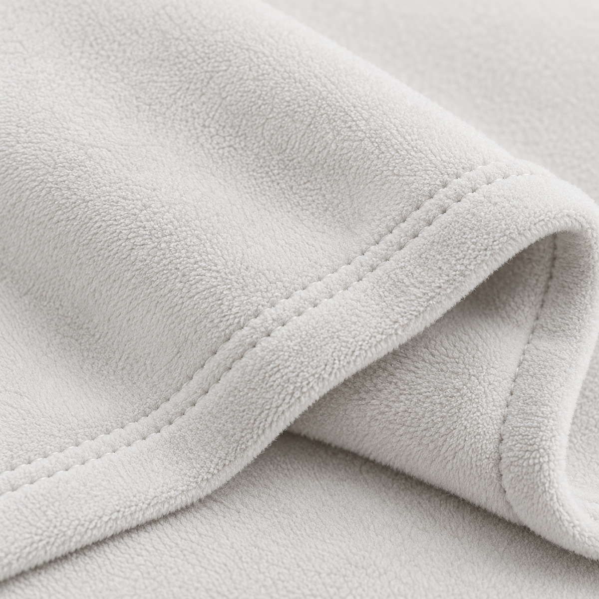 Winter Polar 5 Piece Set – Bunny Embroidery Grey — Fabric hem detail