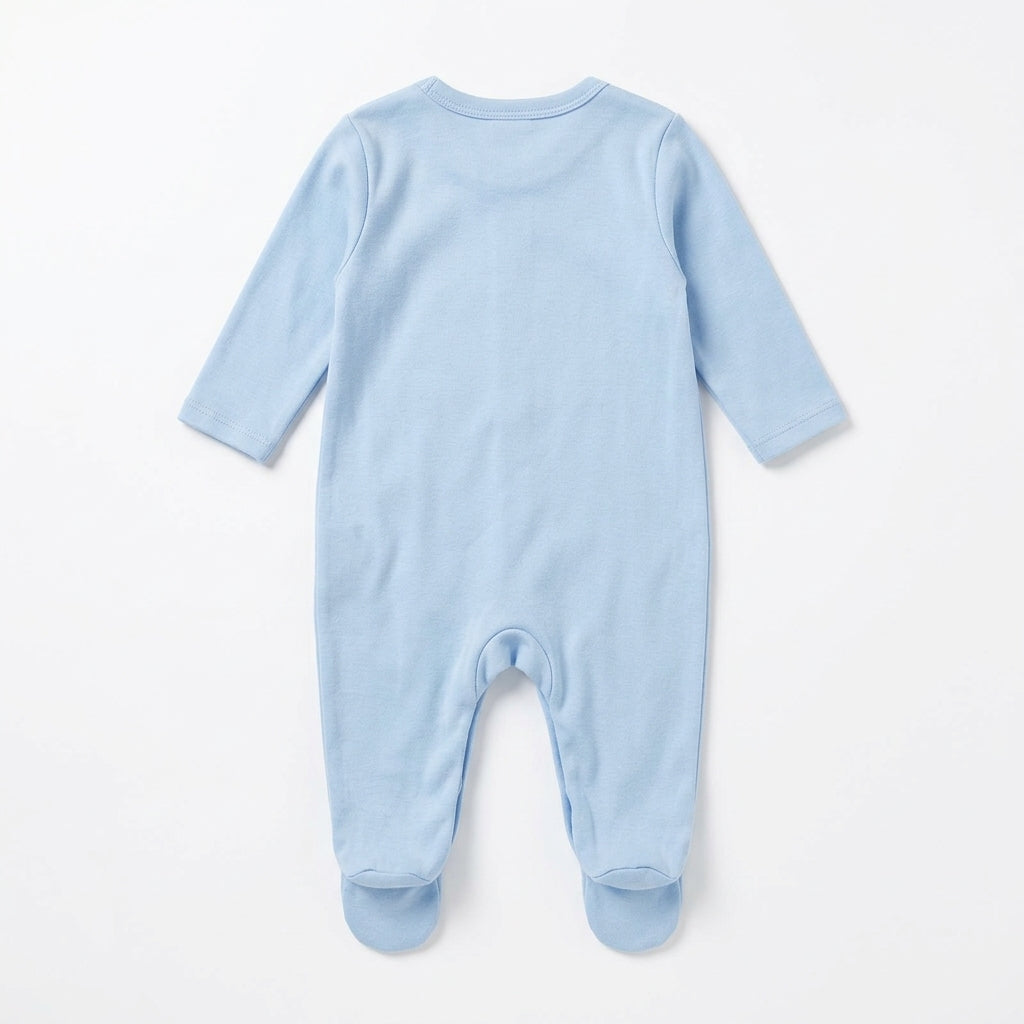 Tom & Jerry – Sky Blue baby footed romper