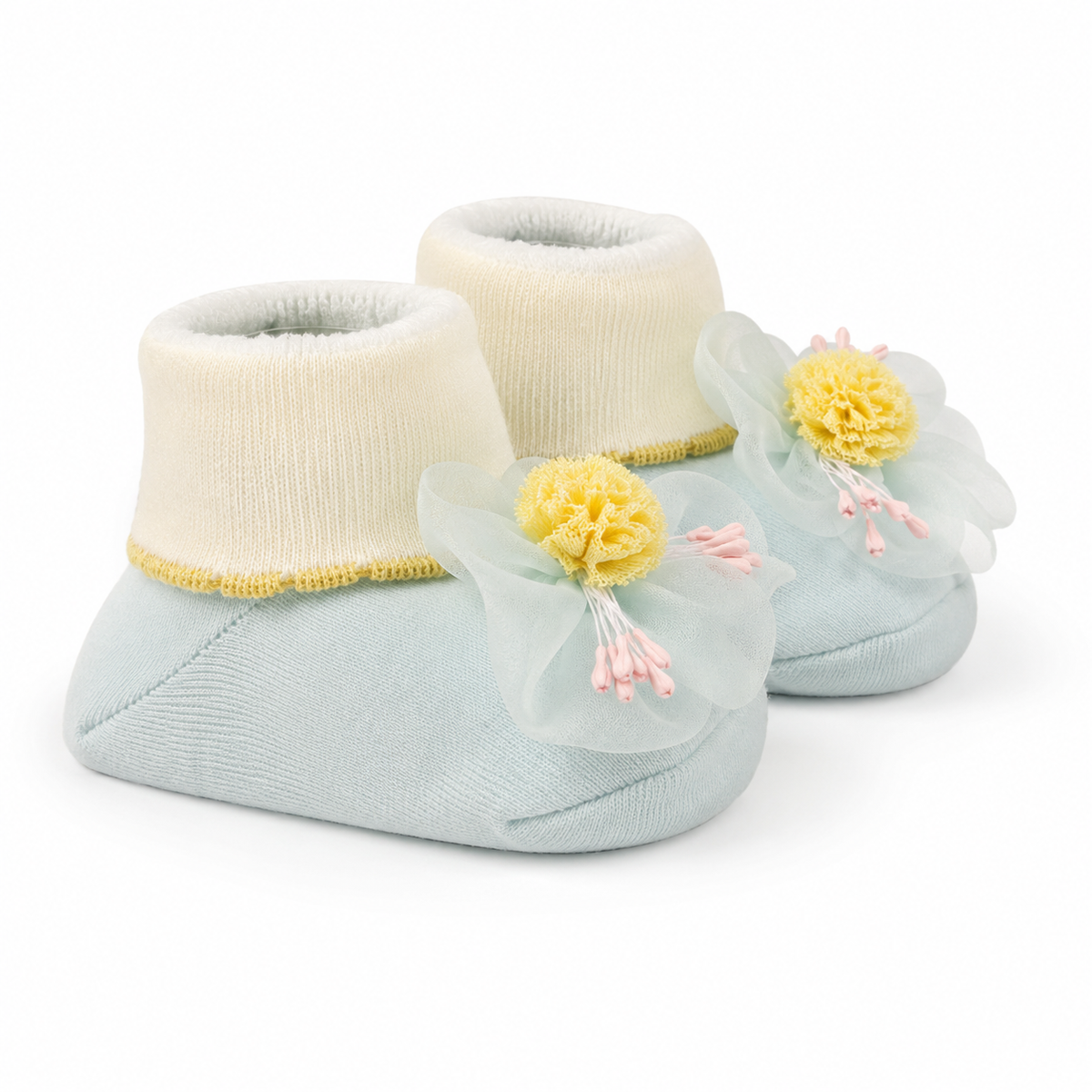 Baby Booties Fancy Mint