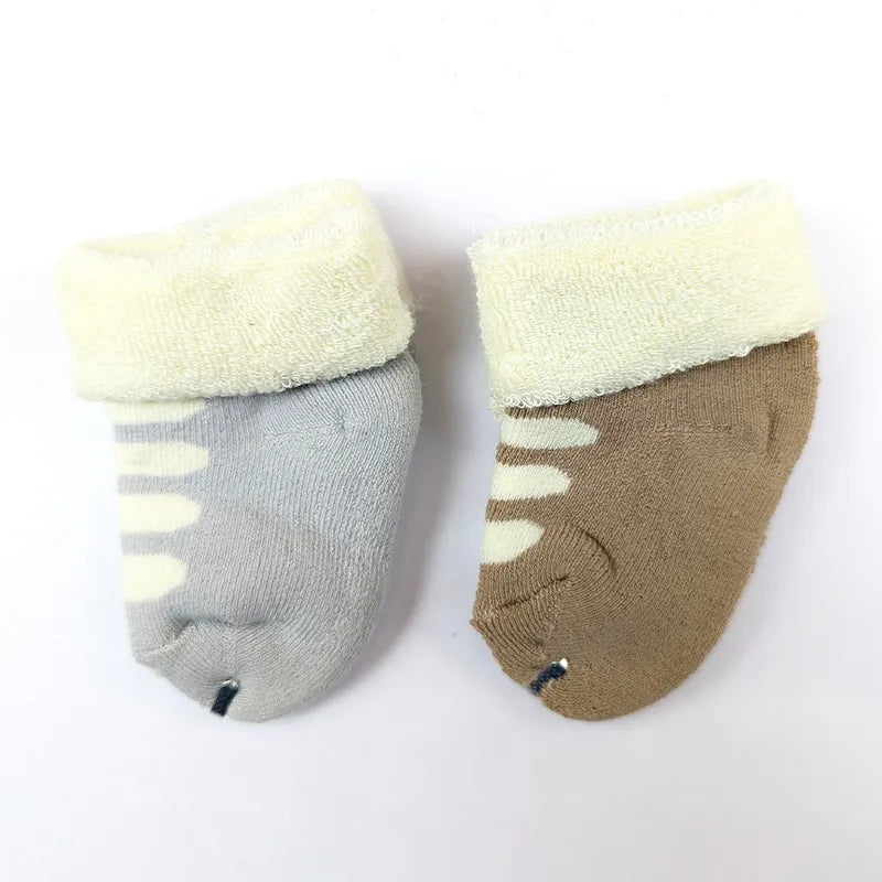 2 PACK TERRY COTTON CAMEL BROWN & LIGHT GREY (1-2 YEARS)