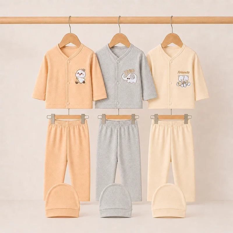 3 Piece Bodysuit Pack of 3 Multi Color Chiki Emb