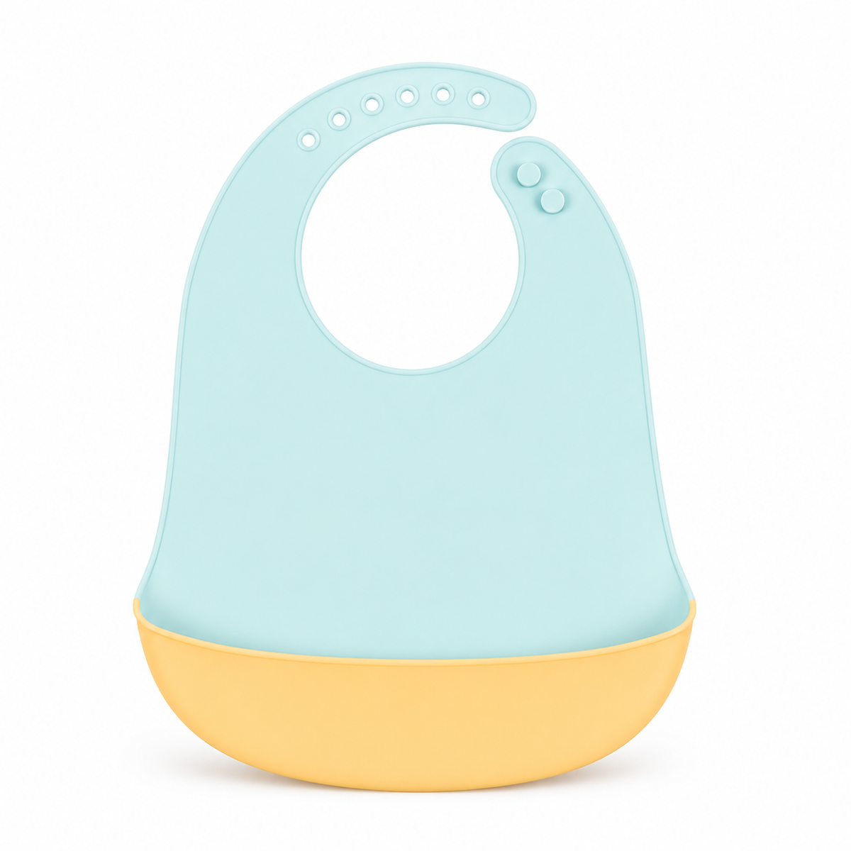 Baby Silicone Bib Sunday Cyan
