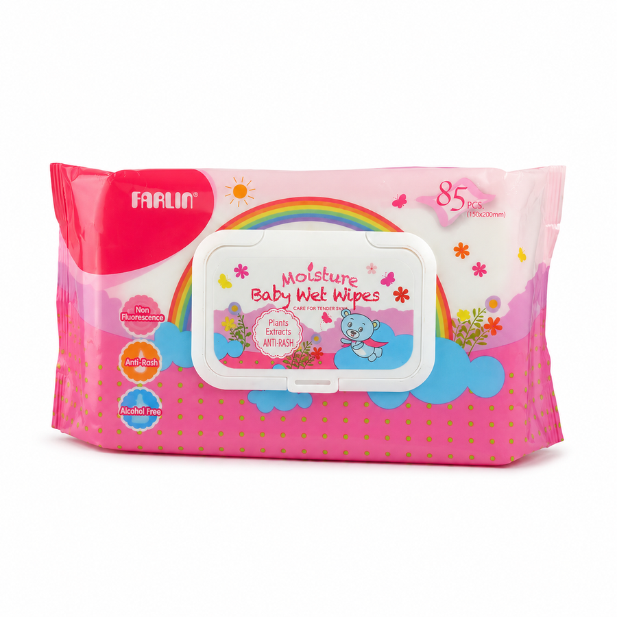 Farlin Moisture Baby Wet Wipes, 85 Pack