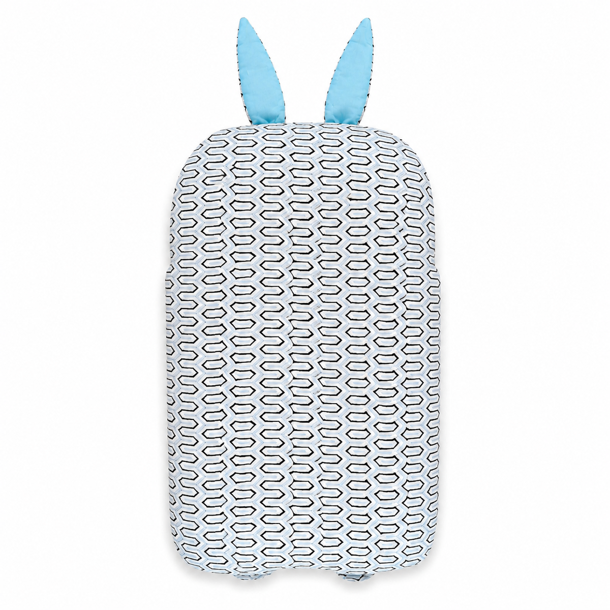Muslin Baby Carry Nest, Light Green Rabbit – Kidzo
