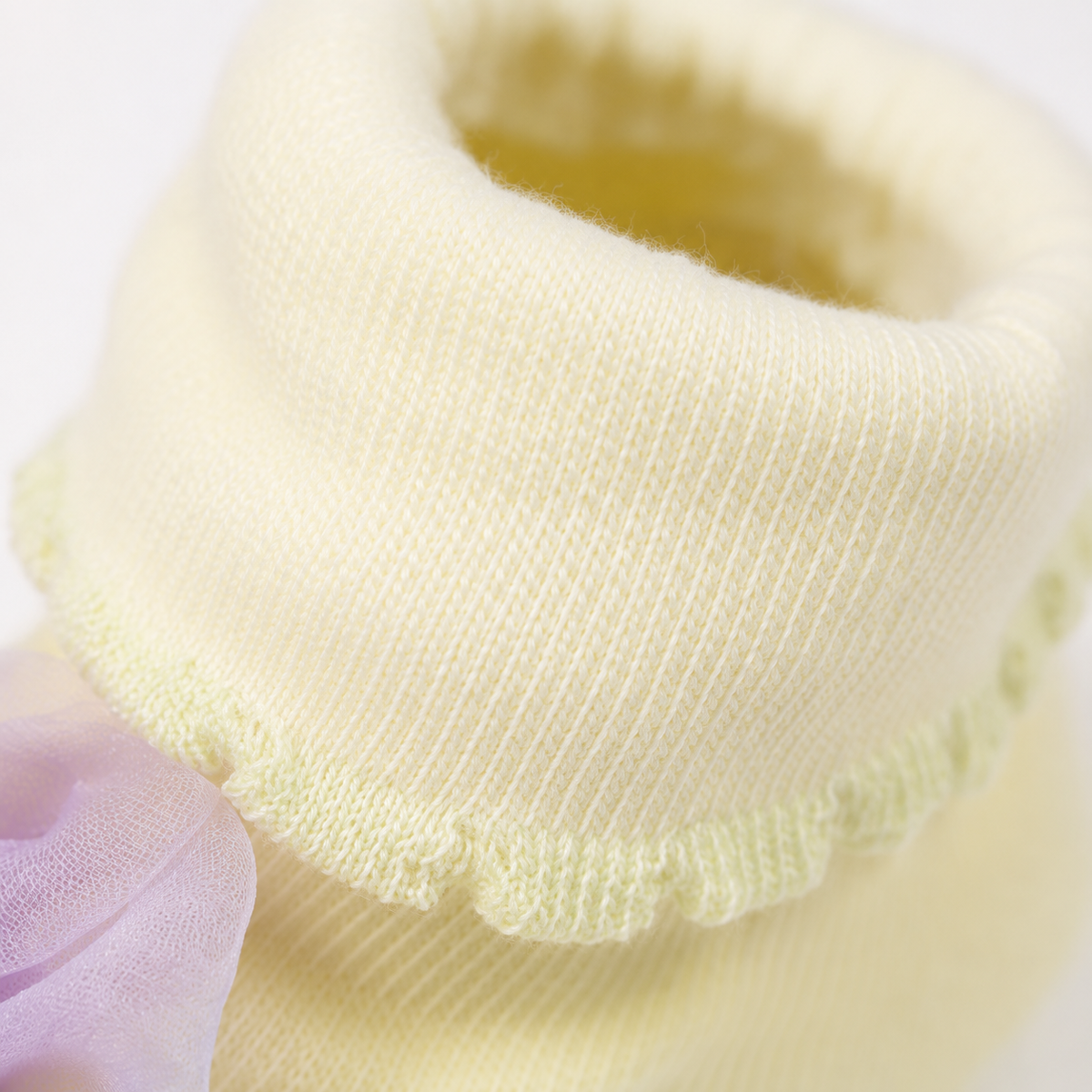 Baby Booties Fancy Purple