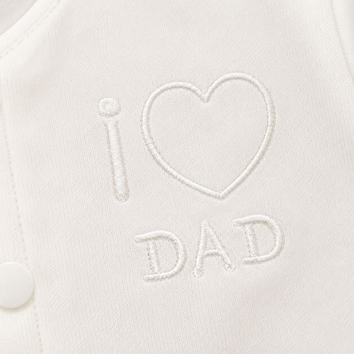 Baby Suit 5 Pieces Set White Color Kotrai I Love Dad