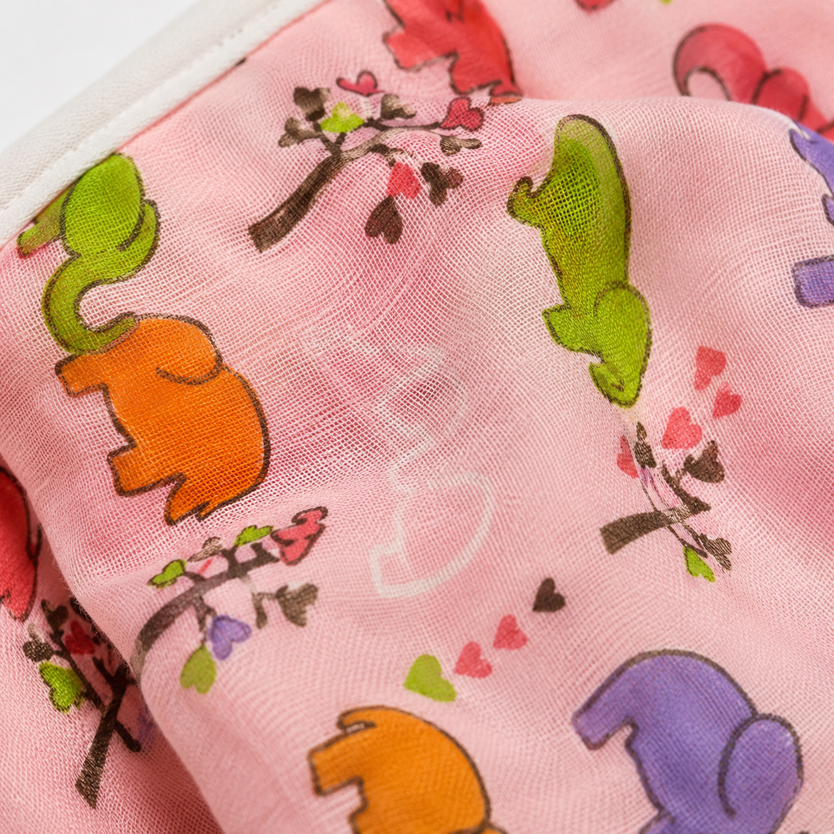 Waterproof Baby Changing Sheet, Pink Elephant – Kidzo