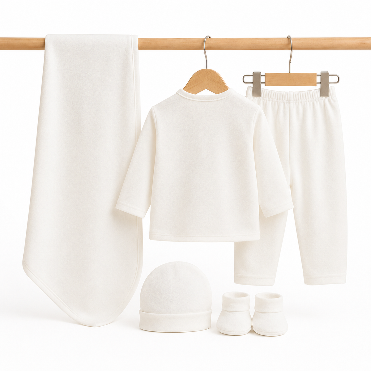 Baby Suit 5 Pieces Set White Color Kotrai I Love Dad