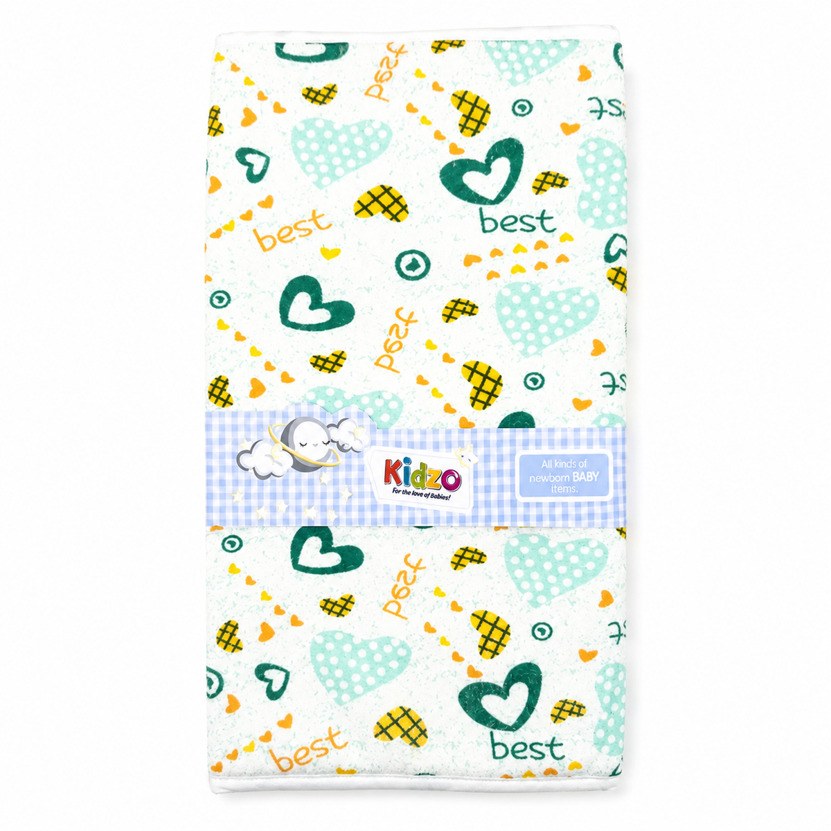 Waterproof Terry Baby Changing Sheet, Green – Kidzo