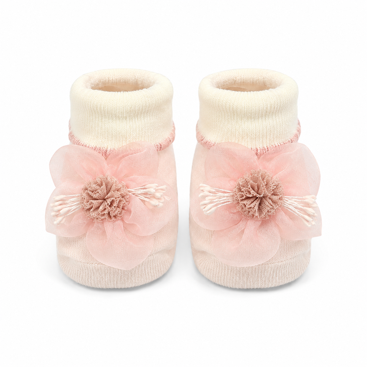 Baby Booties Fancy Pink