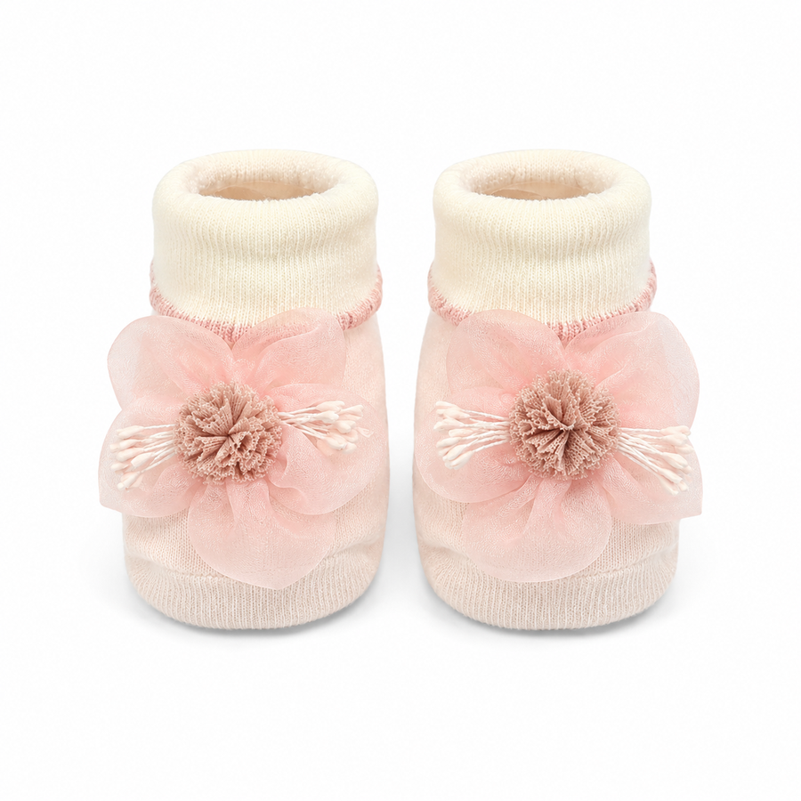 Baby Booties Fancy Pink