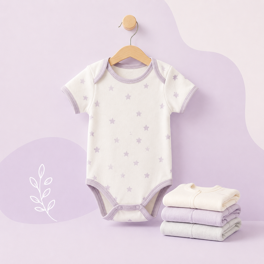 Baby clothing size guide from newborn to toddler