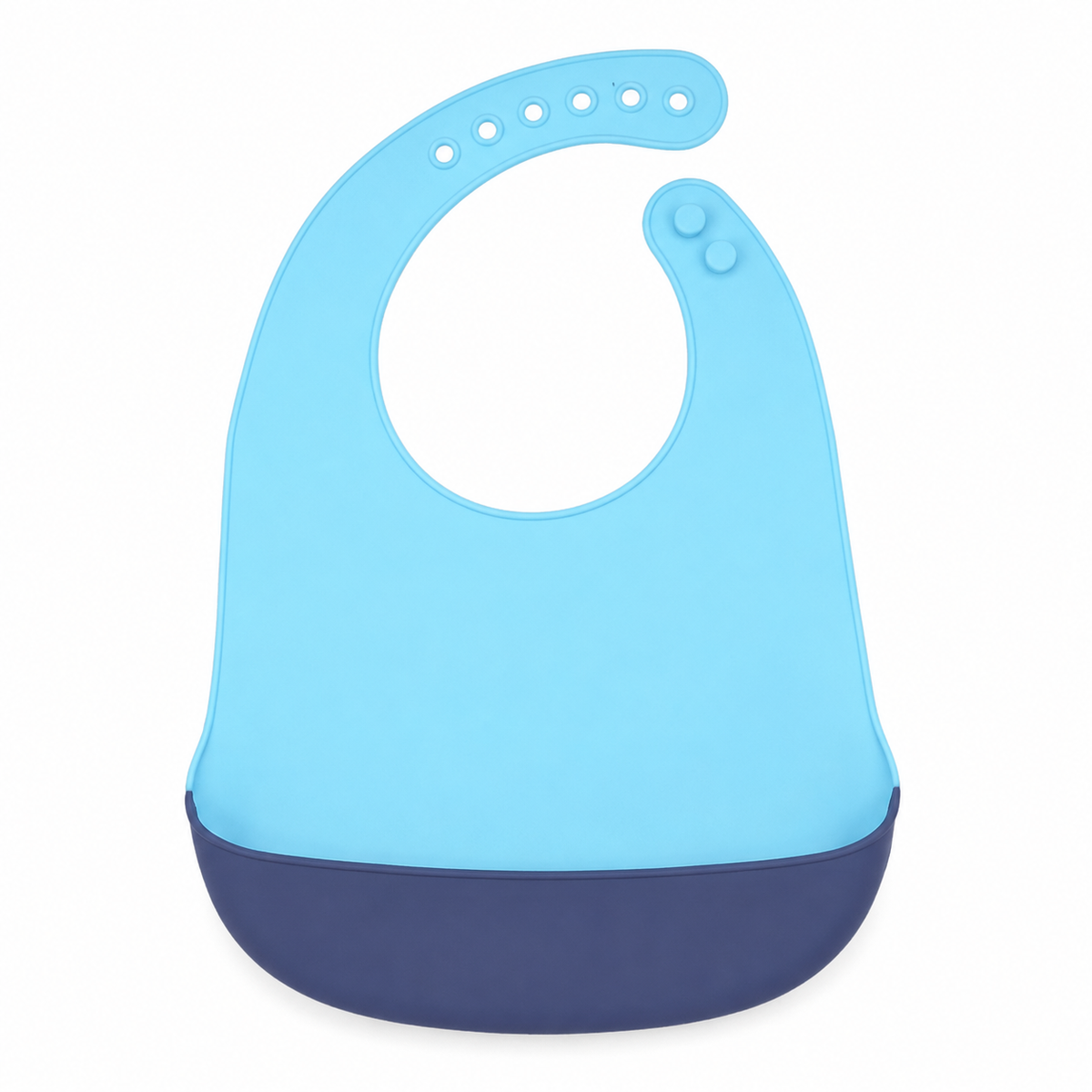 Baby Silicone Bib Miom Blue