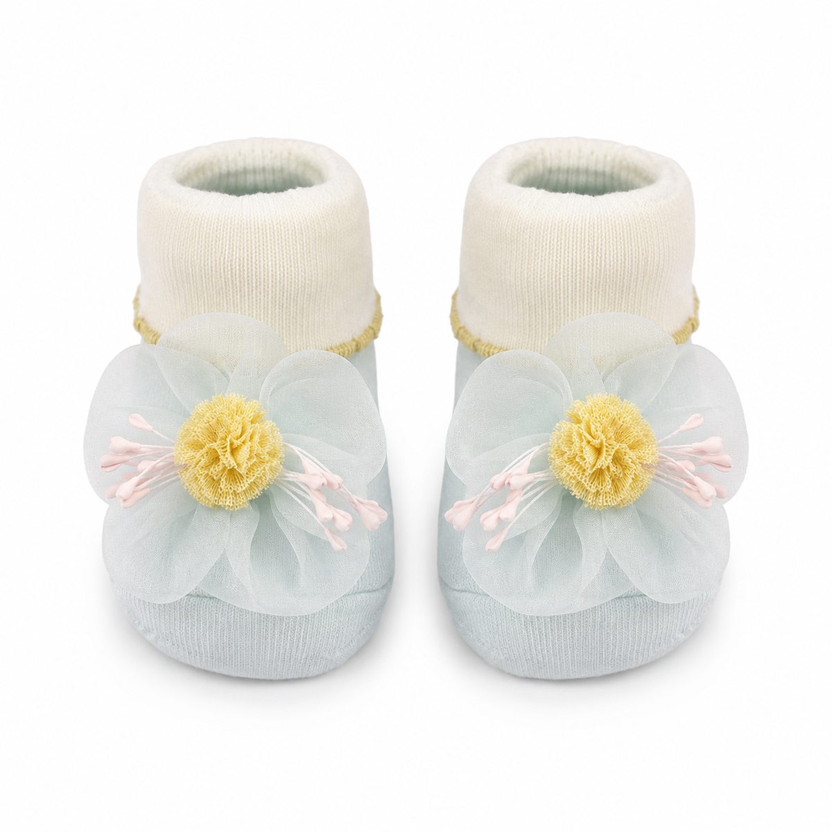 Baby Booties Fancy Mint