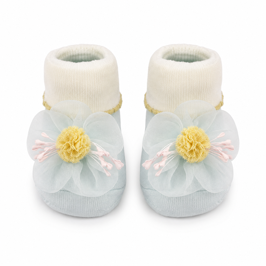 Baby Booties Fancy Mint