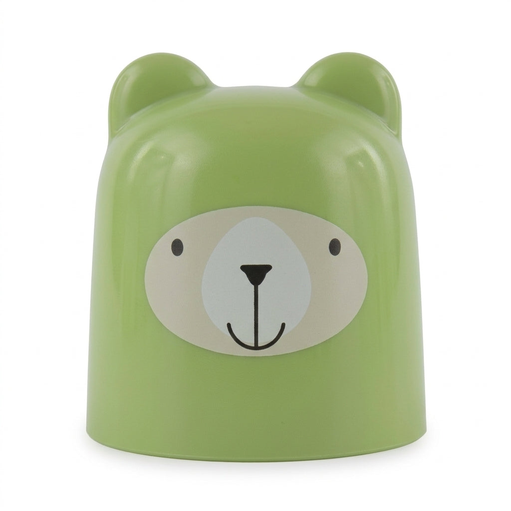 BABY PLASTIC FEEDER BOTTLE BEAR GREEN