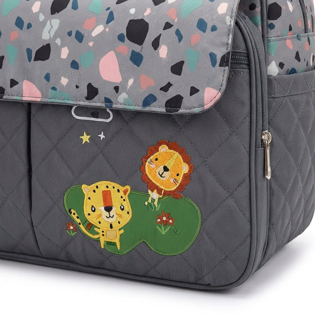 Baby China Culting Bag Grey