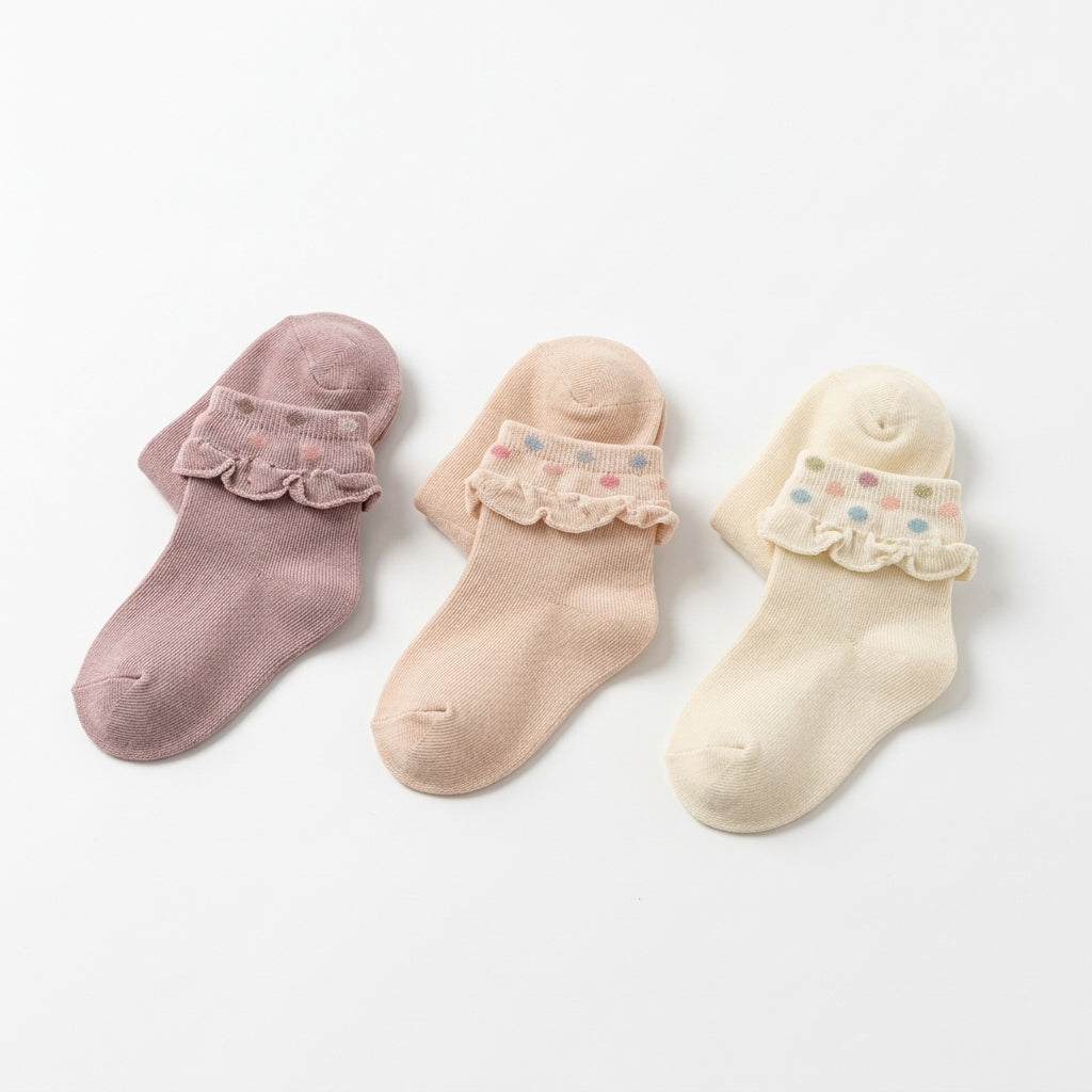 BABY SOCKS FRILL CARTERS 3PCS CARD