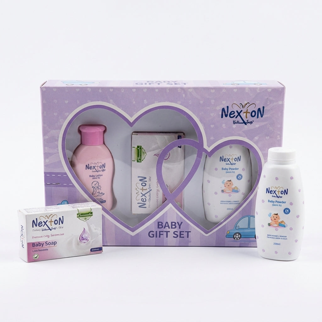 NEXTON BABY GIFT SET 3PCS BOX GREEN