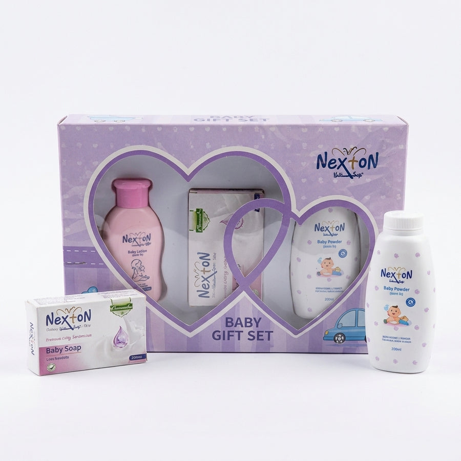 NEXTON BABY GIFT SET 3PCS BOX GREEN