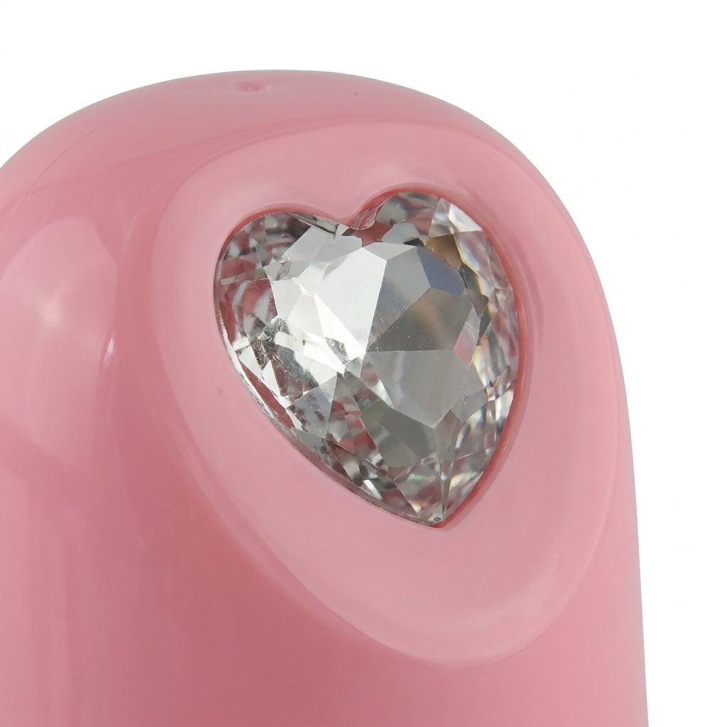 BABY FEEDER DIAMOND HEART CAP PINK