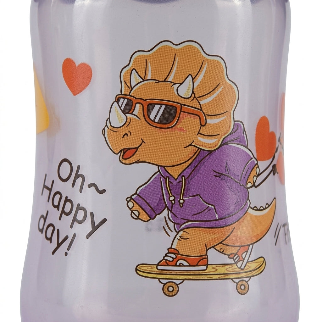 BABY FEEDING BOTTLE CUTE ANIMAL PURPLE FISH