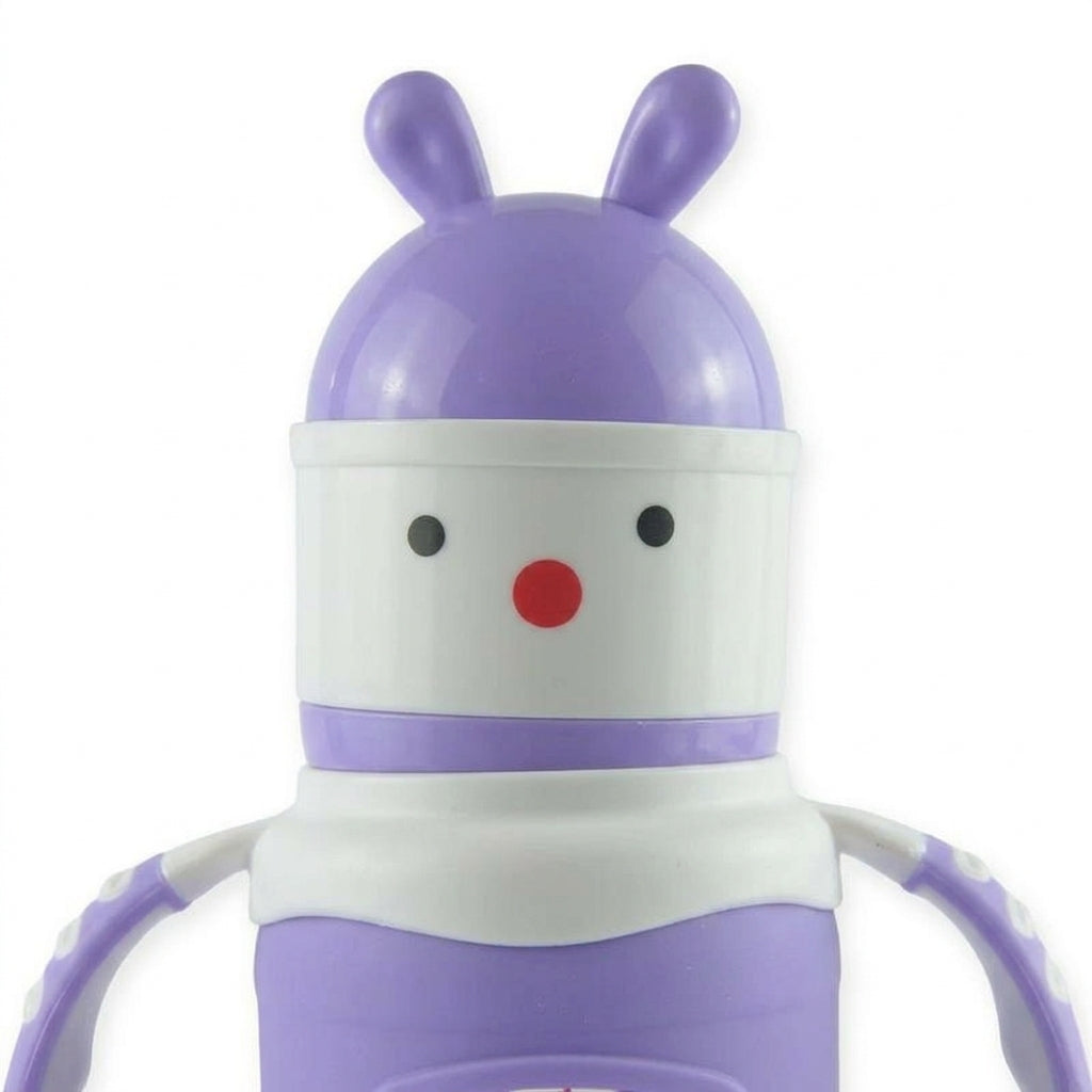 BABY GLASS FEEDER BUNNY PURPLE FISH