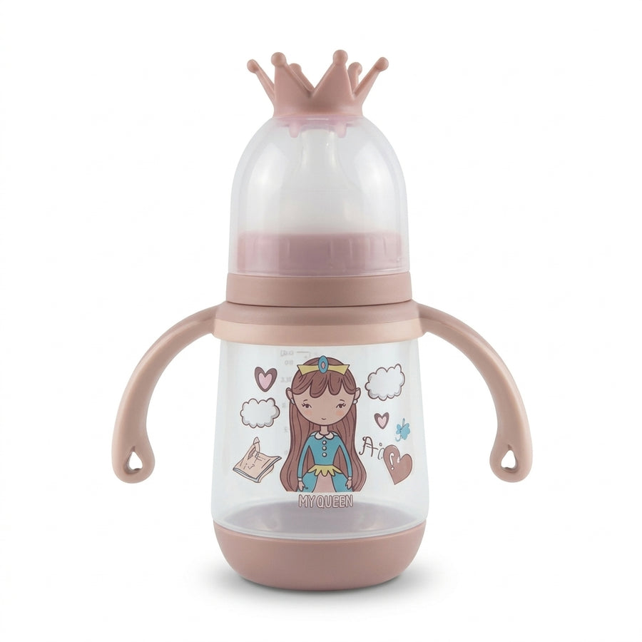 Baby Feeder King Cap Printed Brown