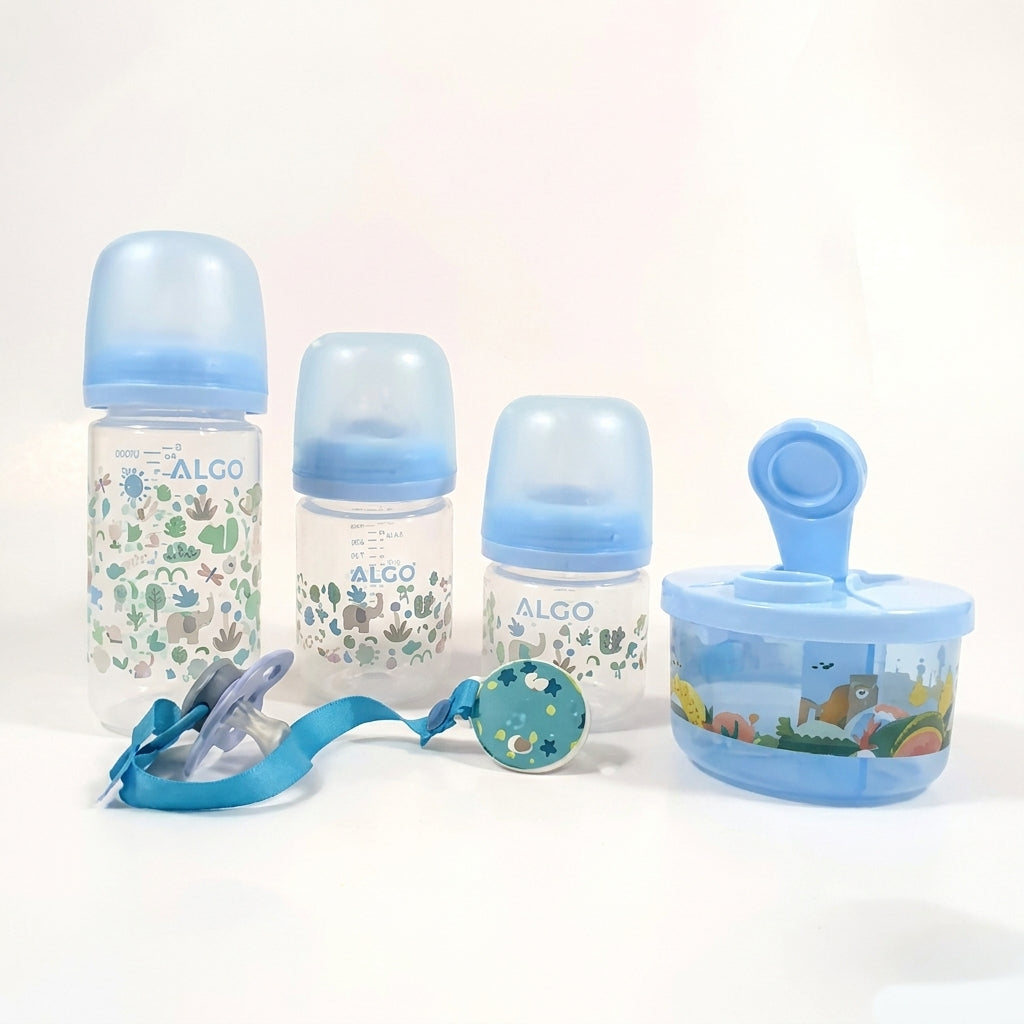 BABY FEEDER SET BOX BLUE