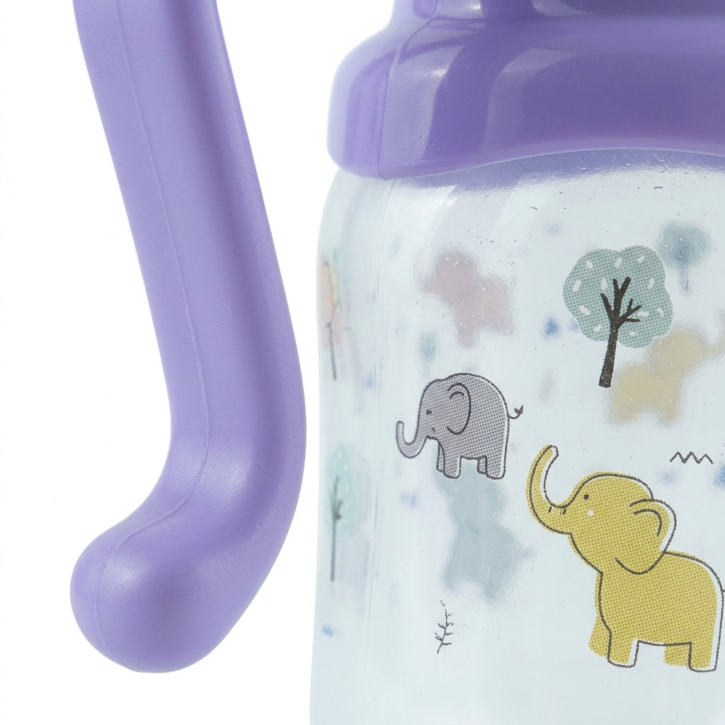 BABY FEEDING BOTTLE UNICORN PURPLE FISH