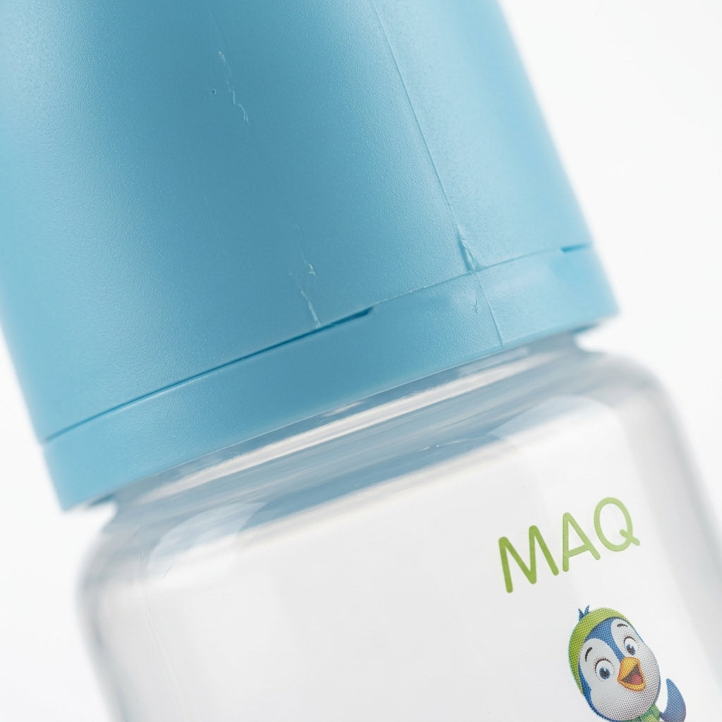 BABY FEEDING BOTTLE ELEPHANT SKY BLUE MAQ