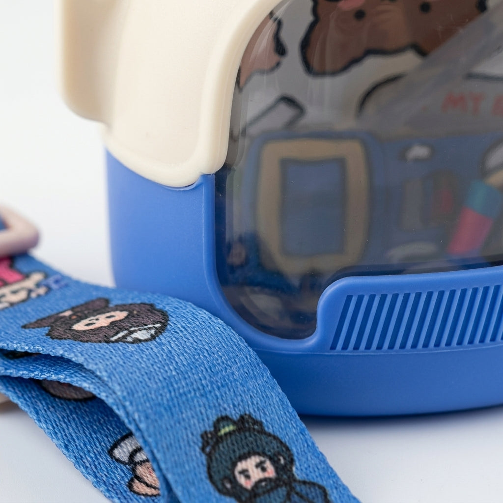 BABY STRAW SIPPER BEAR BLUE