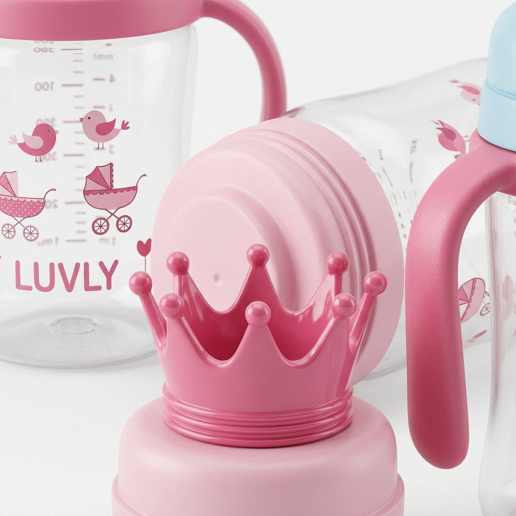 BABY 3PC FEEDER SET PINK
