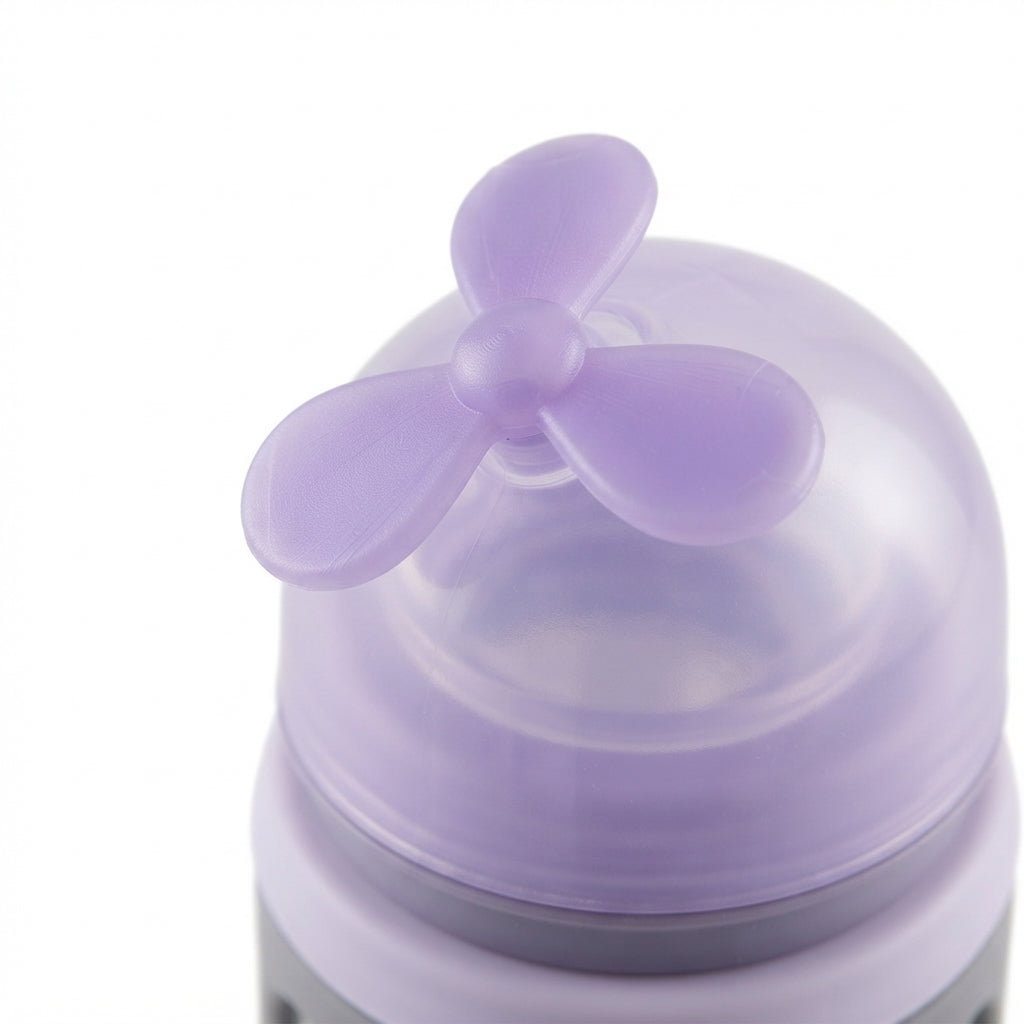 BABY GLASS FEEDER SILICONE COVER PURPLE