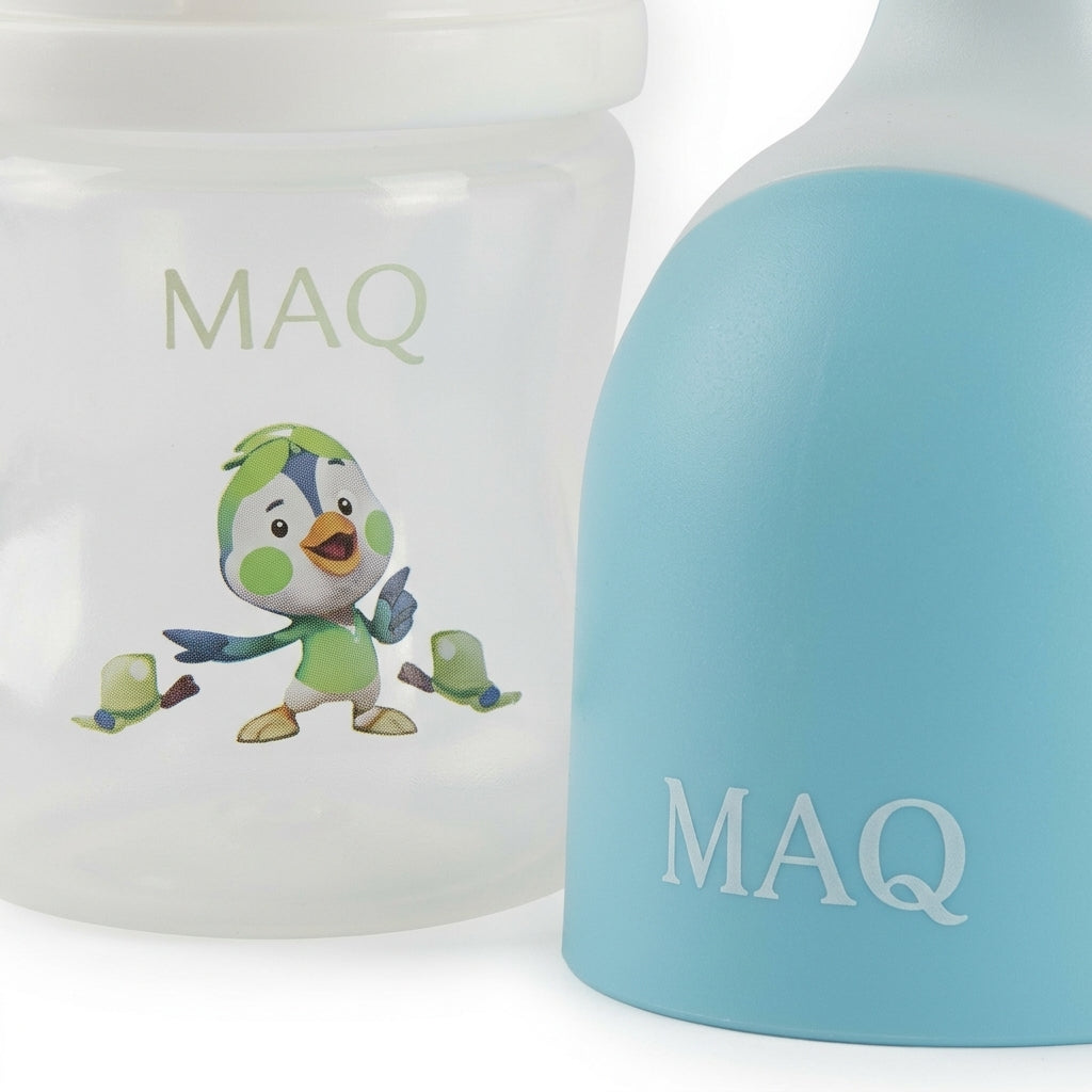 BABY FEEDING BOTTLE DOLPHIN CYAN MAQ