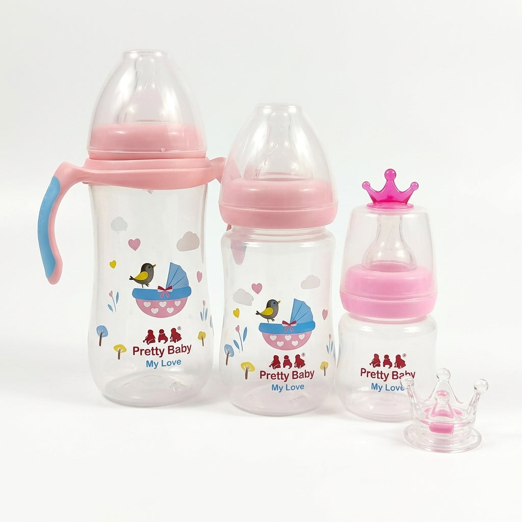BABY 3PC FEEDER SET PINK