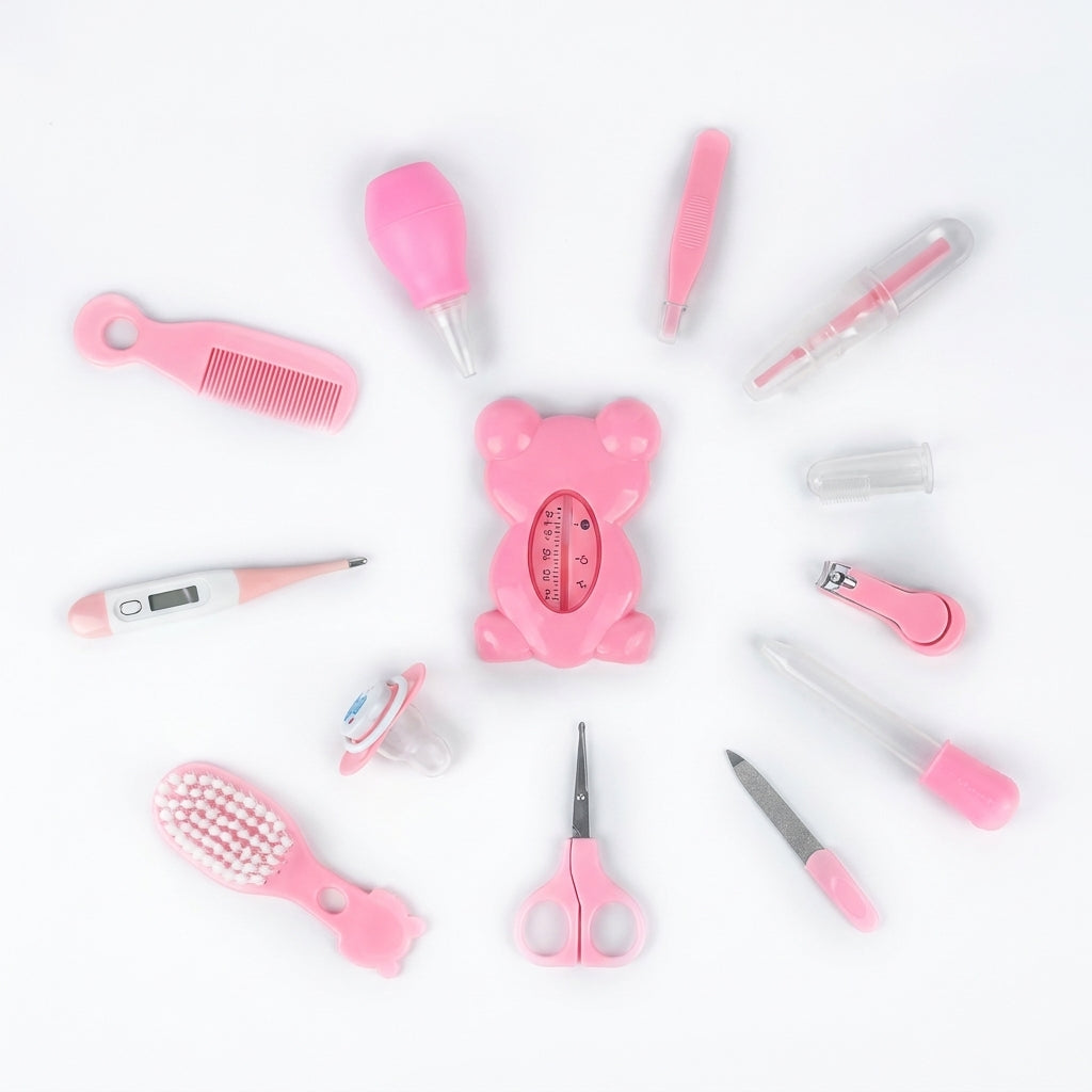 BABY CARE SET 13PCS BOX PINK